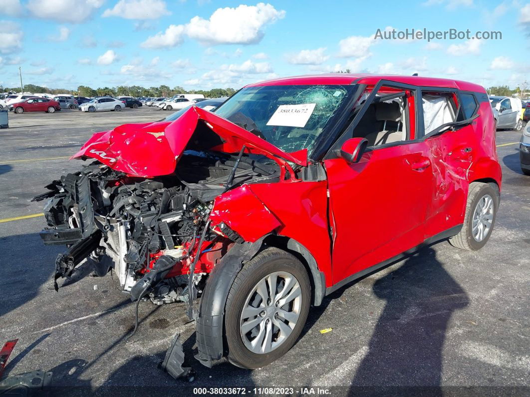 2022 Kia Soul Lx Red vin: KNDJ23AU6N7172839