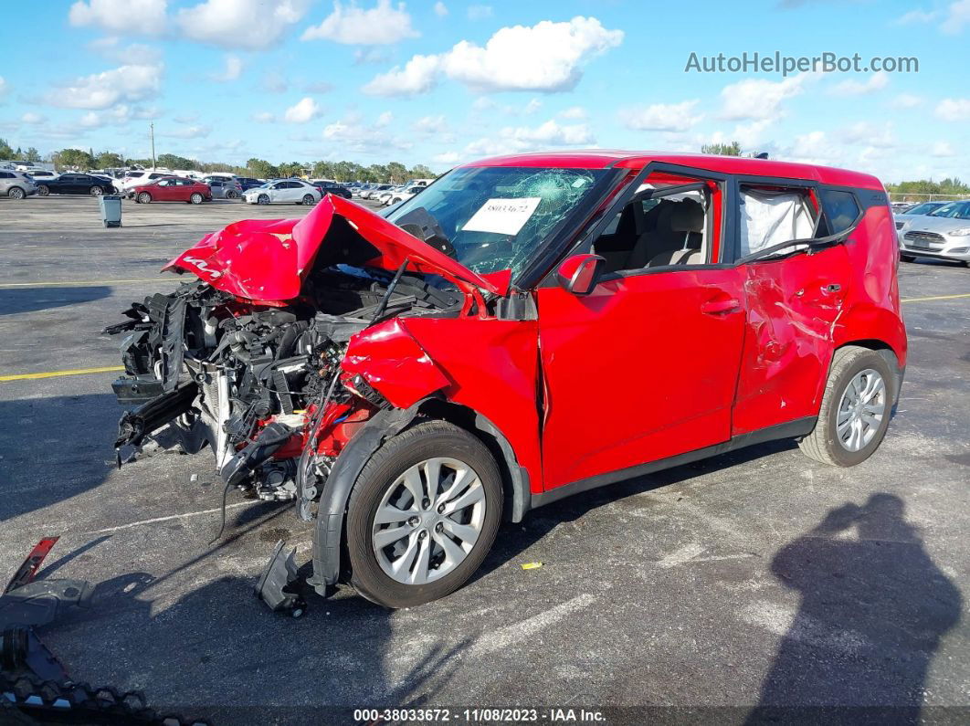 2022 Kia Soul Lx Red vin: KNDJ23AU6N7172839