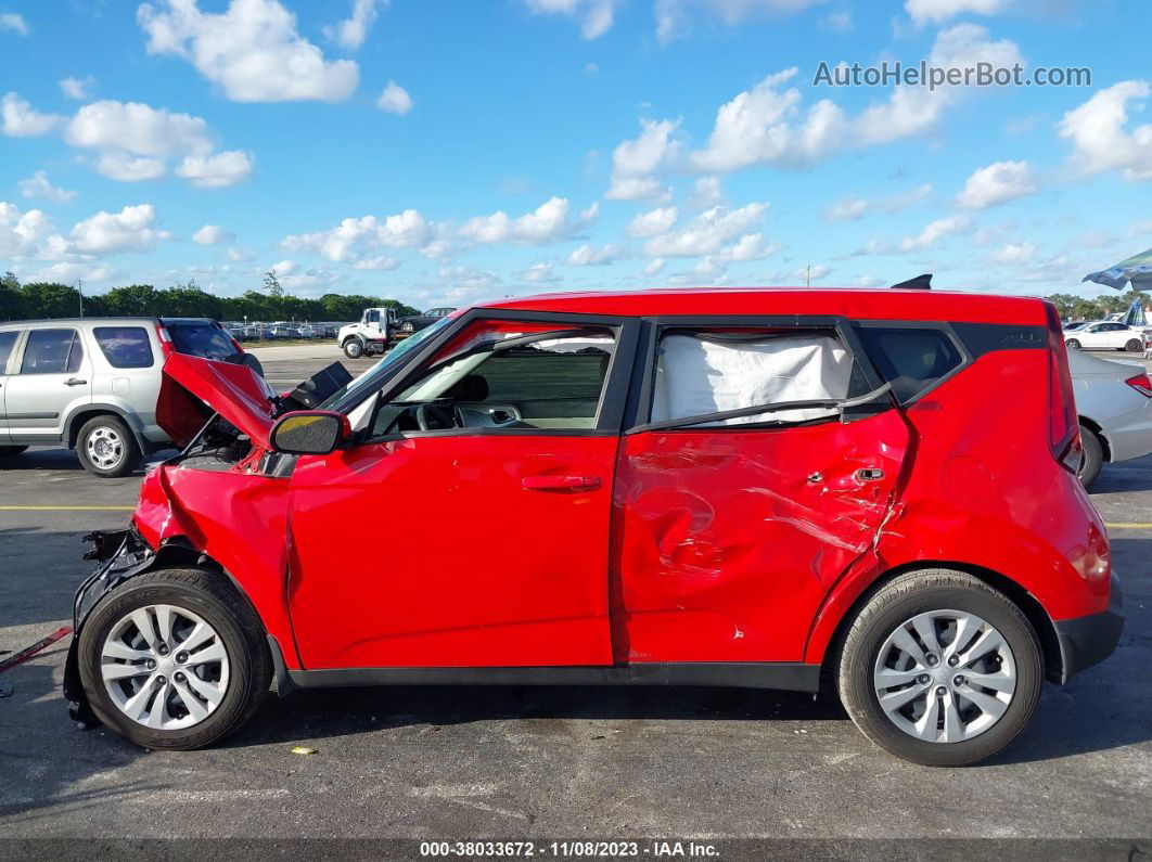 2022 Kia Soul Lx Red vin: KNDJ23AU6N7172839