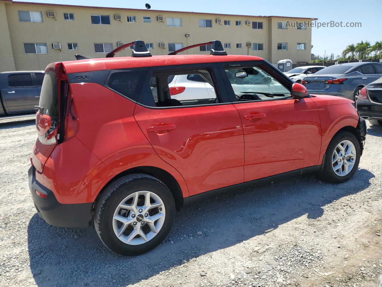 2022 Kia Soul Lx Red vin: KNDJ23AU6N7182075