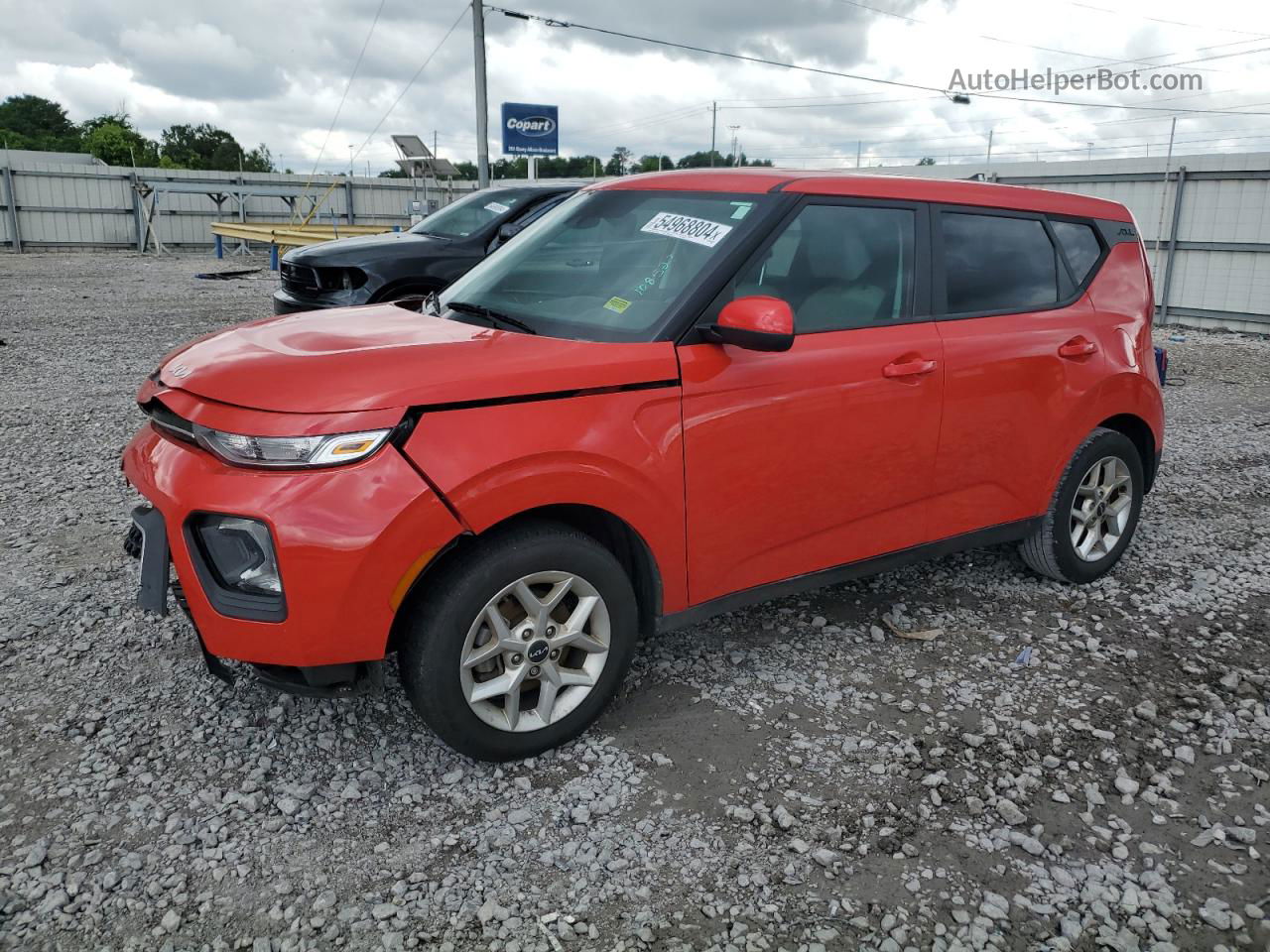 2022 Kia Soul Lx Красный vin: KNDJ23AU6N7182268