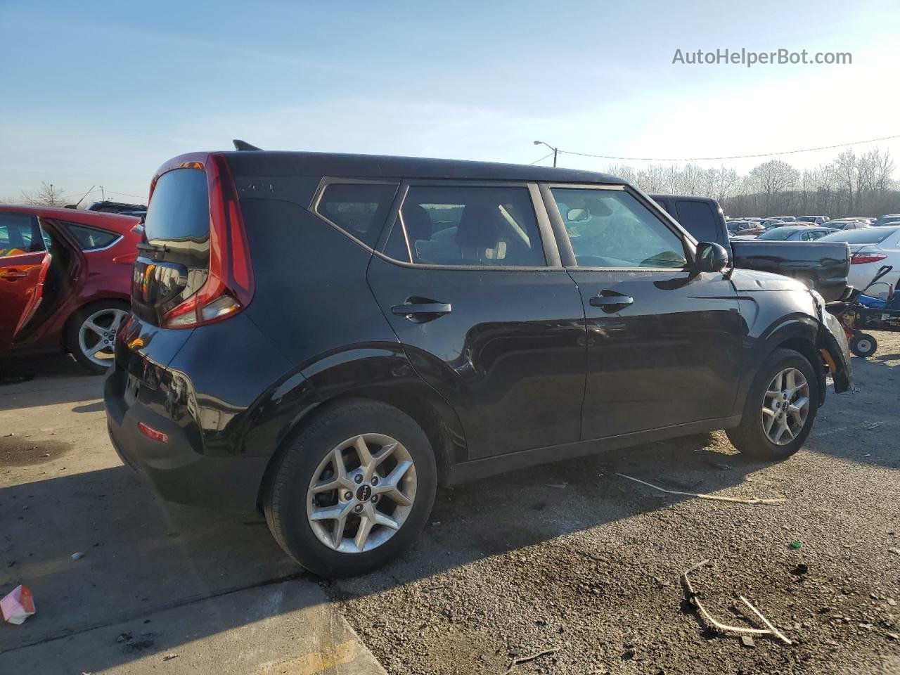 2022 Kia Soul Lx Black vin: KNDJ23AU6N7185154