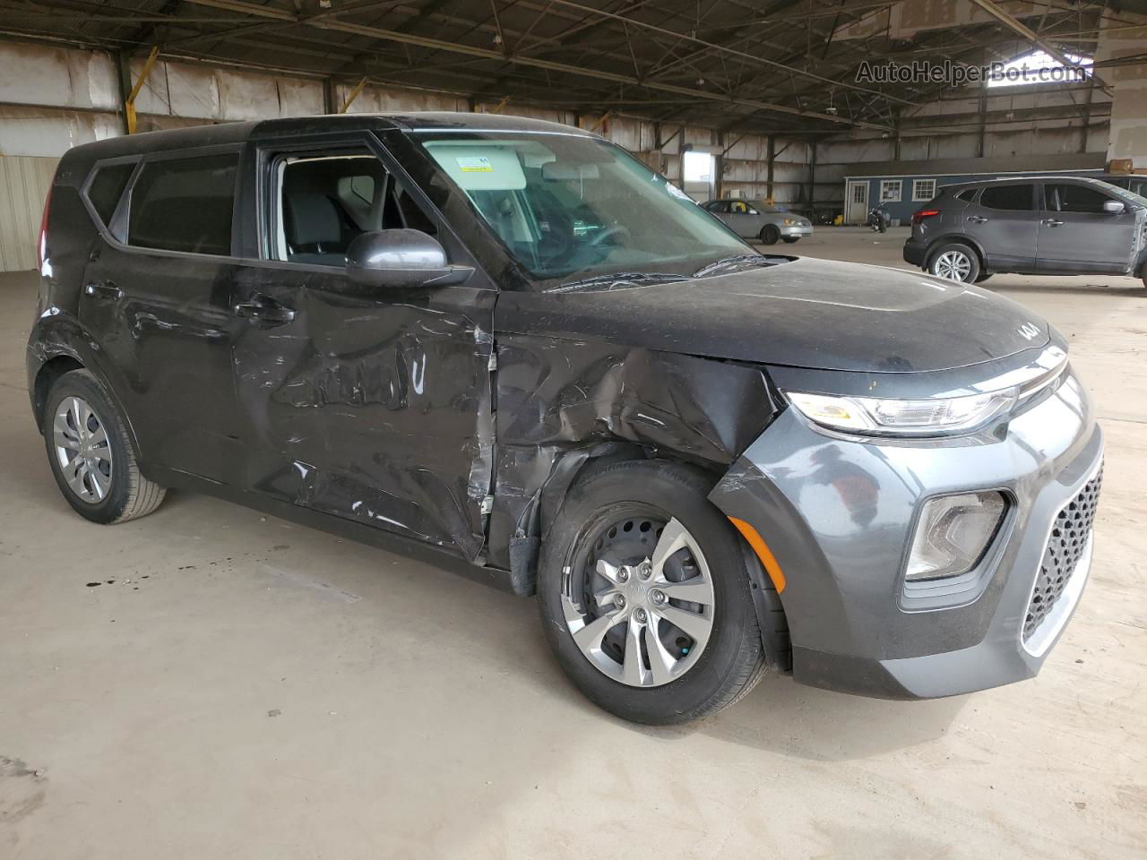 2022 Kia Soul Lx Gray vin: KNDJ23AU6N7798469