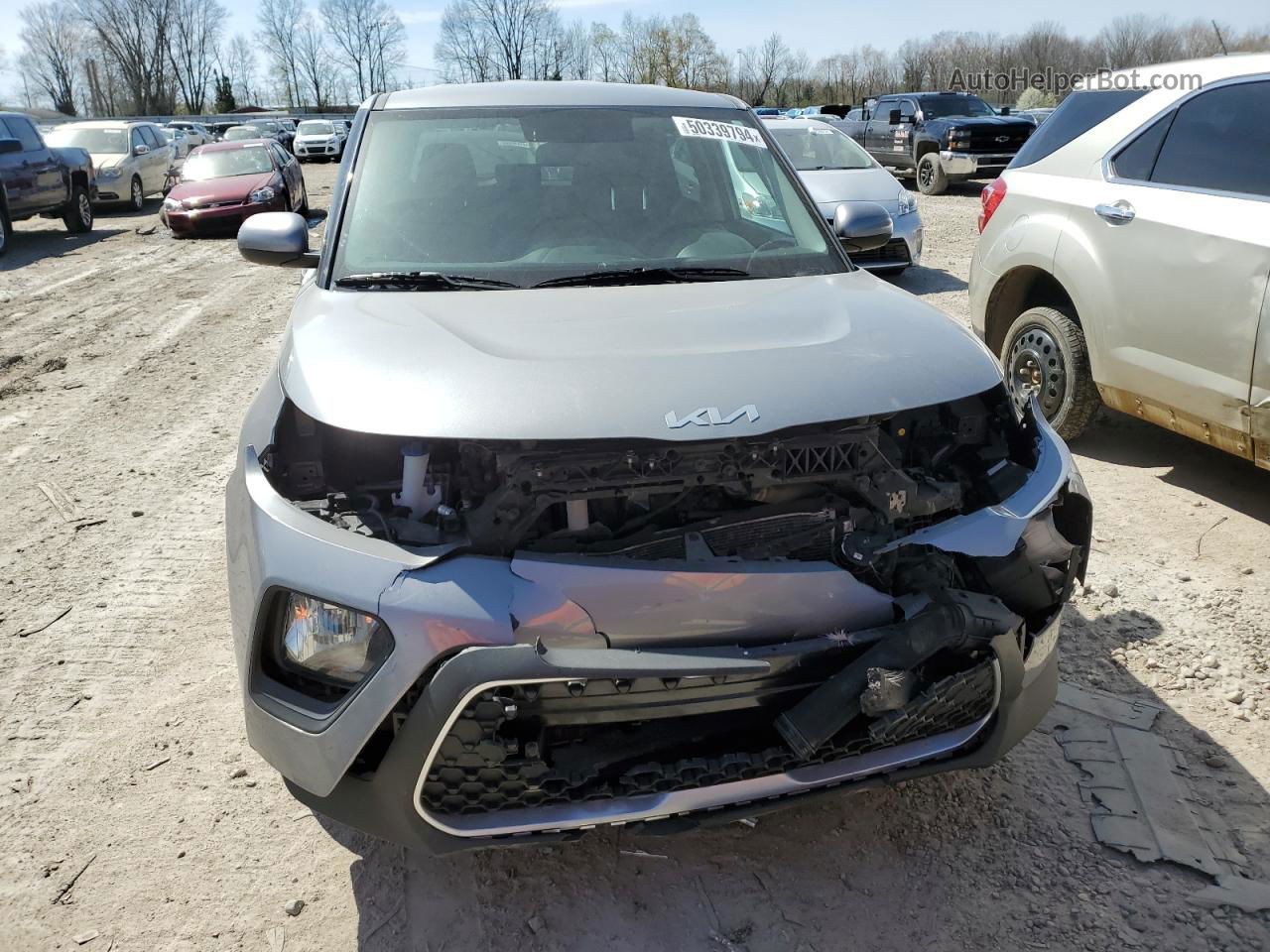 2022 Kia Soul Lx Silver vin: KNDJ23AU6N7810815