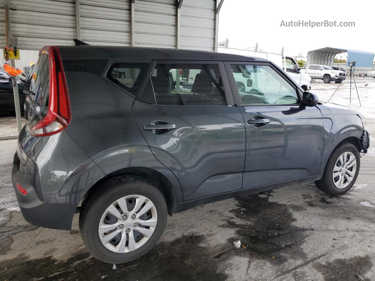 2022 Kia Soul Lx Gray vin: KNDJ23AU6N7820146