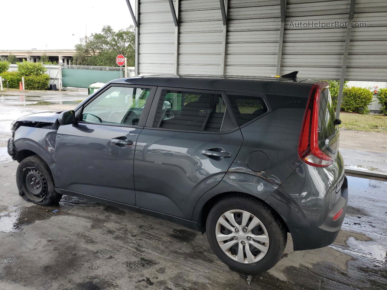 2022 Kia Soul Lx Gray vin: KNDJ23AU6N7820146