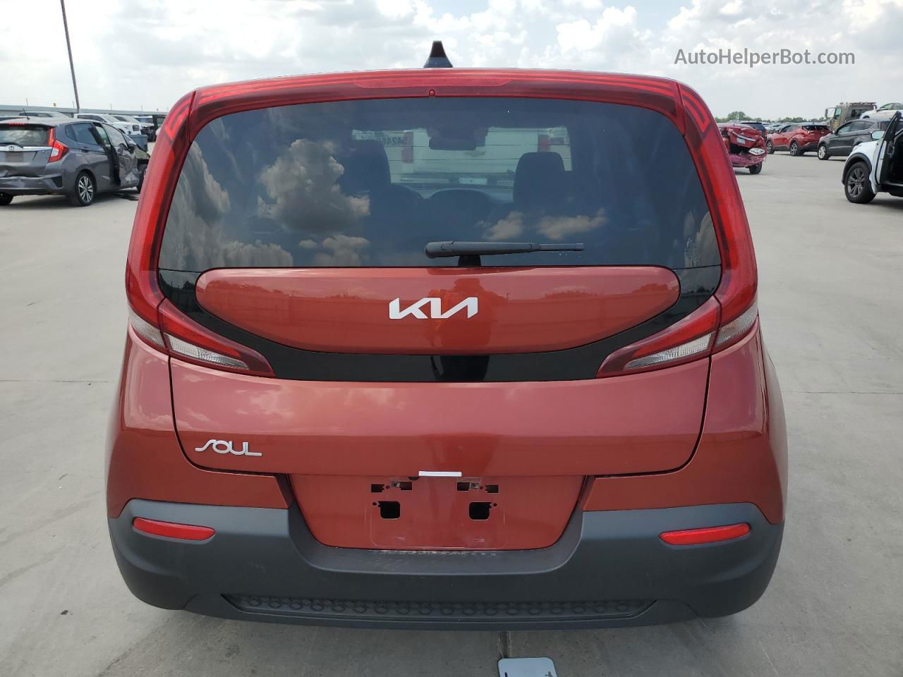 2022 Kia Soul Lx Red vin: KNDJ23AU6N7822396