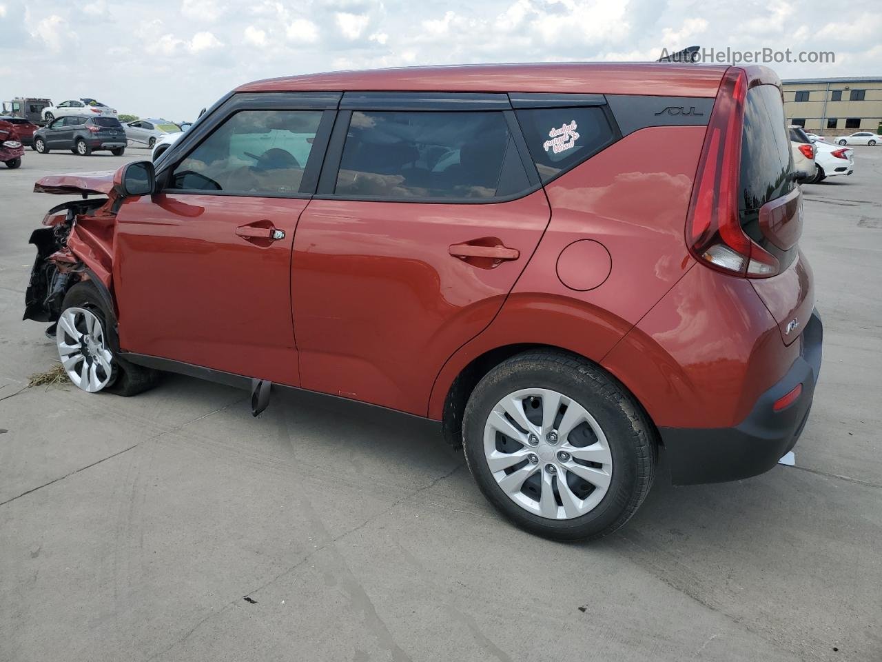 2022 Kia Soul Lx Red vin: KNDJ23AU6N7822396