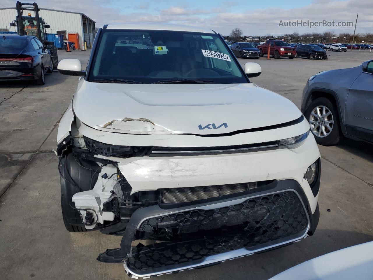 2022 Kia Soul Lx White vin: KNDJ23AU7N7168475