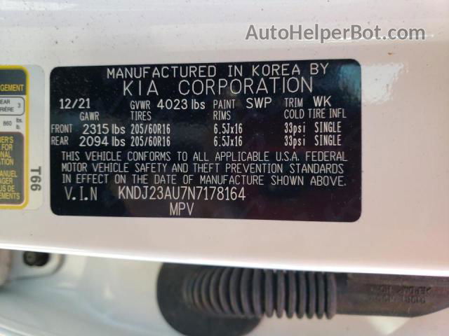 2022 Kia Soul Lx White vin: KNDJ23AU7N7178164