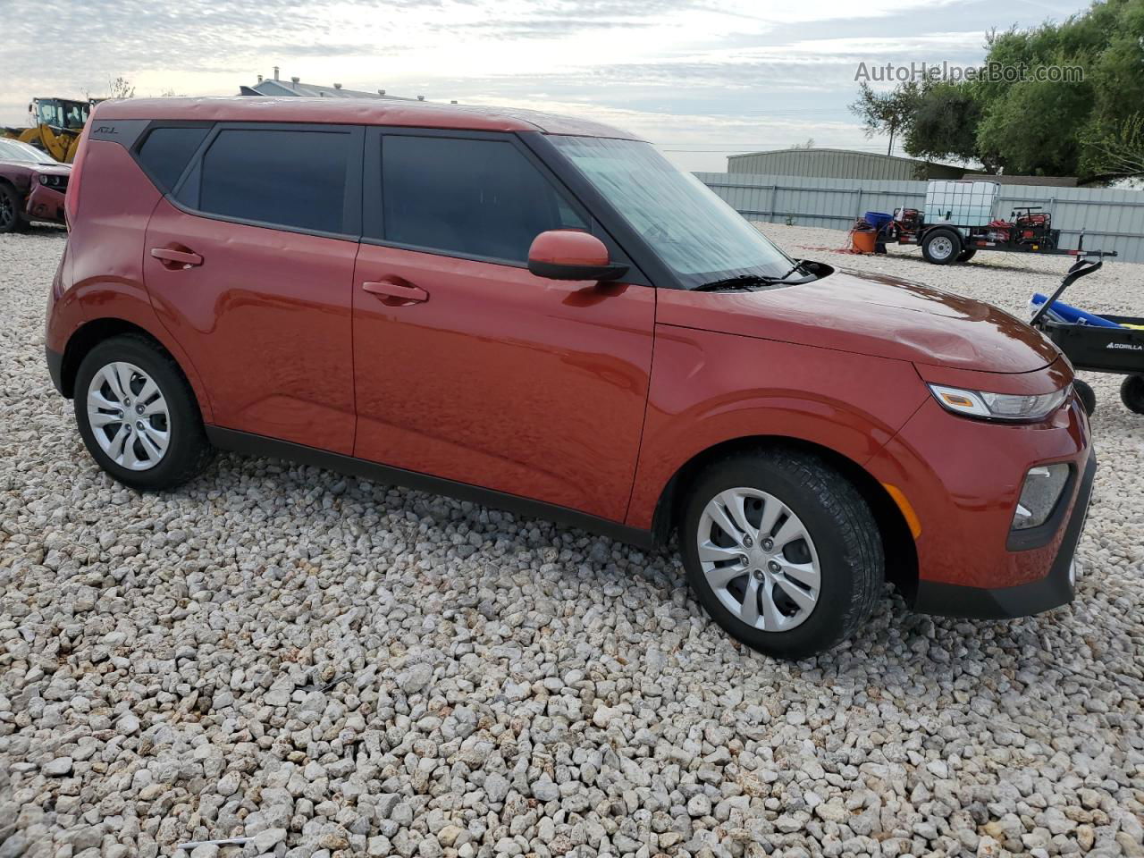 2022 Kia Soul Lx Orange vin: KNDJ23AU7N7822388