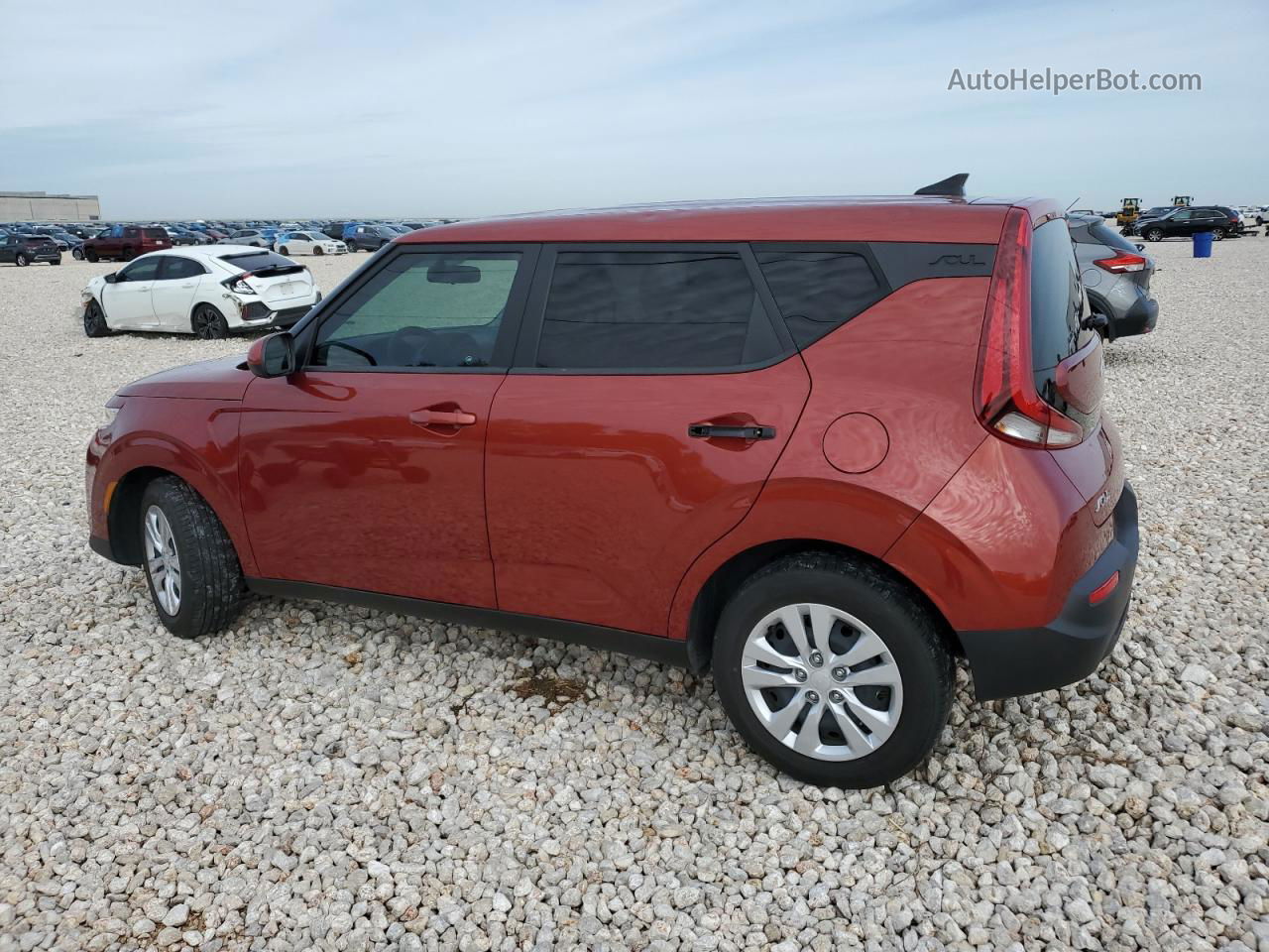 2022 Kia Soul Lx Orange vin: KNDJ23AU7N7822388