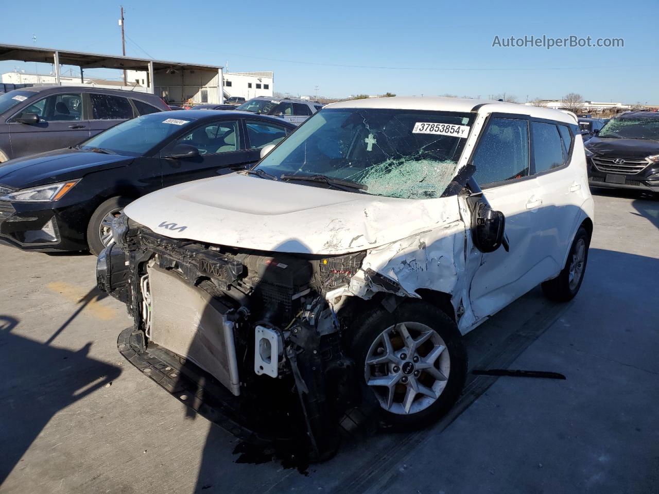 2022 Kia Soul Lx White vin: KNDJ23AU8N7167500