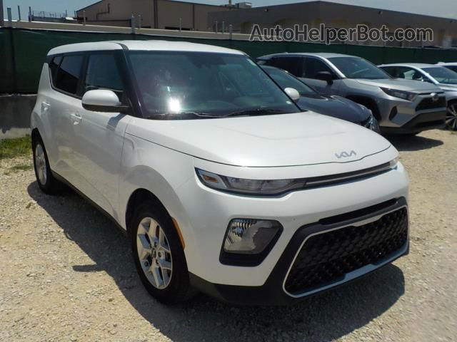 2022 Kia Soul Lx White vin: KNDJ23AU8N7177346