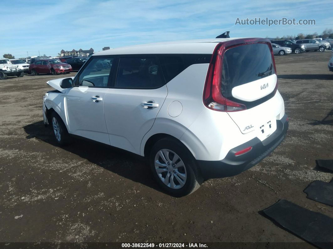 2022 Kia Soul Lx White vin: KNDJ23AU8N7186113