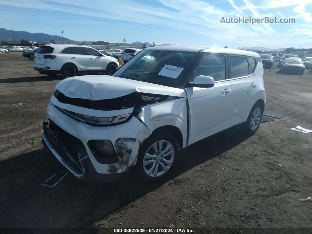 2022 Kia Soul Lx White vin: KNDJ23AU8N7186113