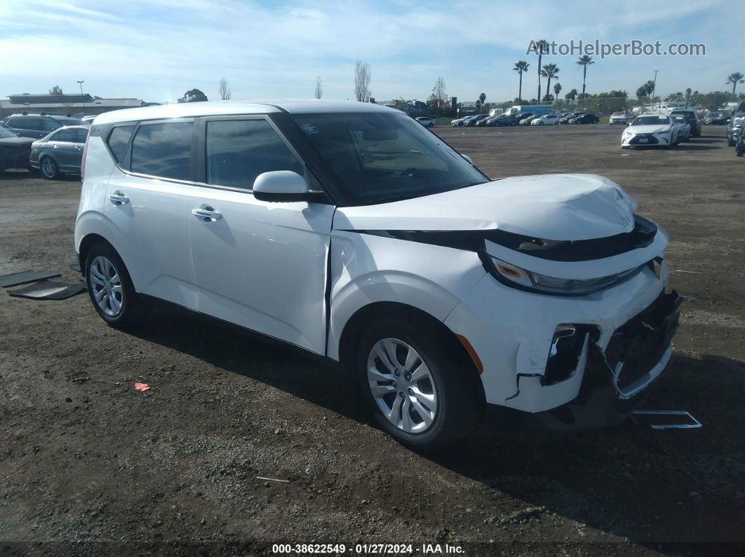 2022 Kia Soul Lx White vin: KNDJ23AU8N7186113