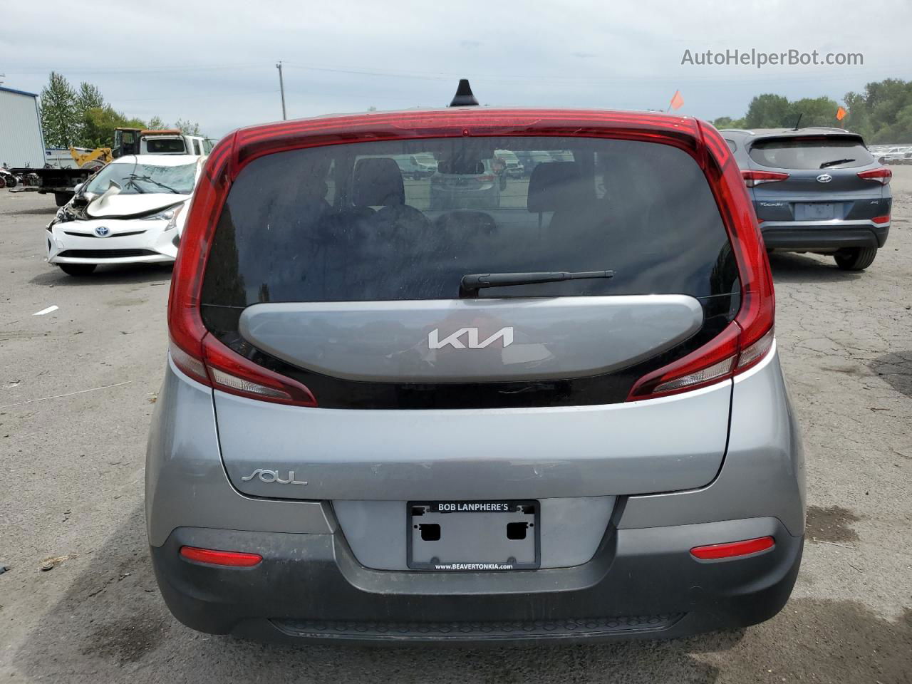 2022 Kia Soul Lx Gray vin: KNDJ23AU8N7804403