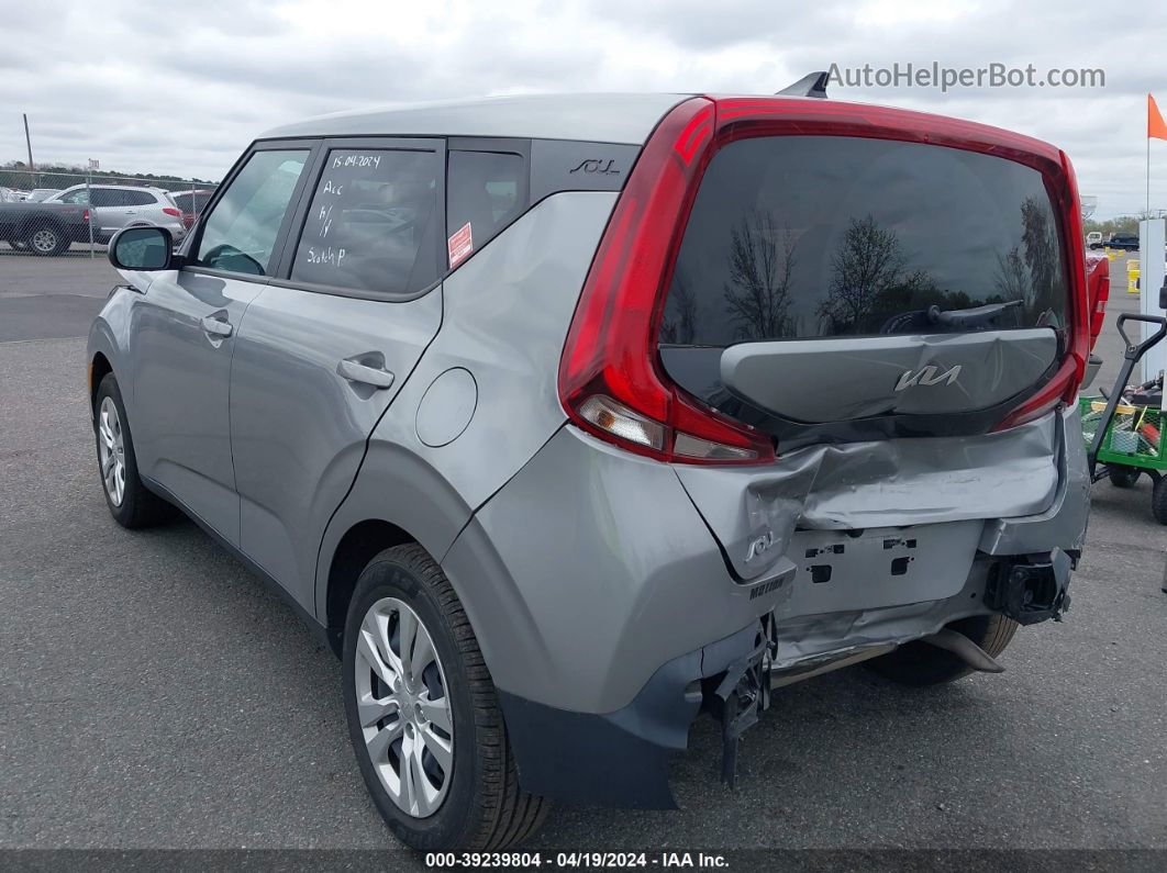 2022 Kia Soul Lx Gray vin: KNDJ23AU8N7808239