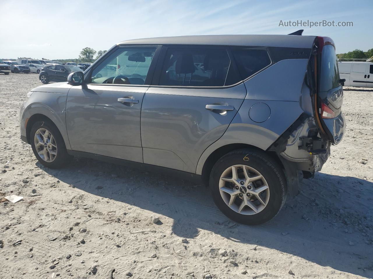 2022 Kia Soul Lx Gray vin: KNDJ23AU8N7820536