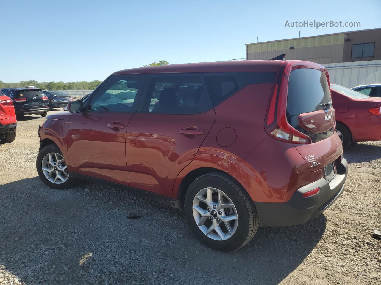 2022 Kia Soul Lx Burgundy vin: KNDJ23AU8N7837224