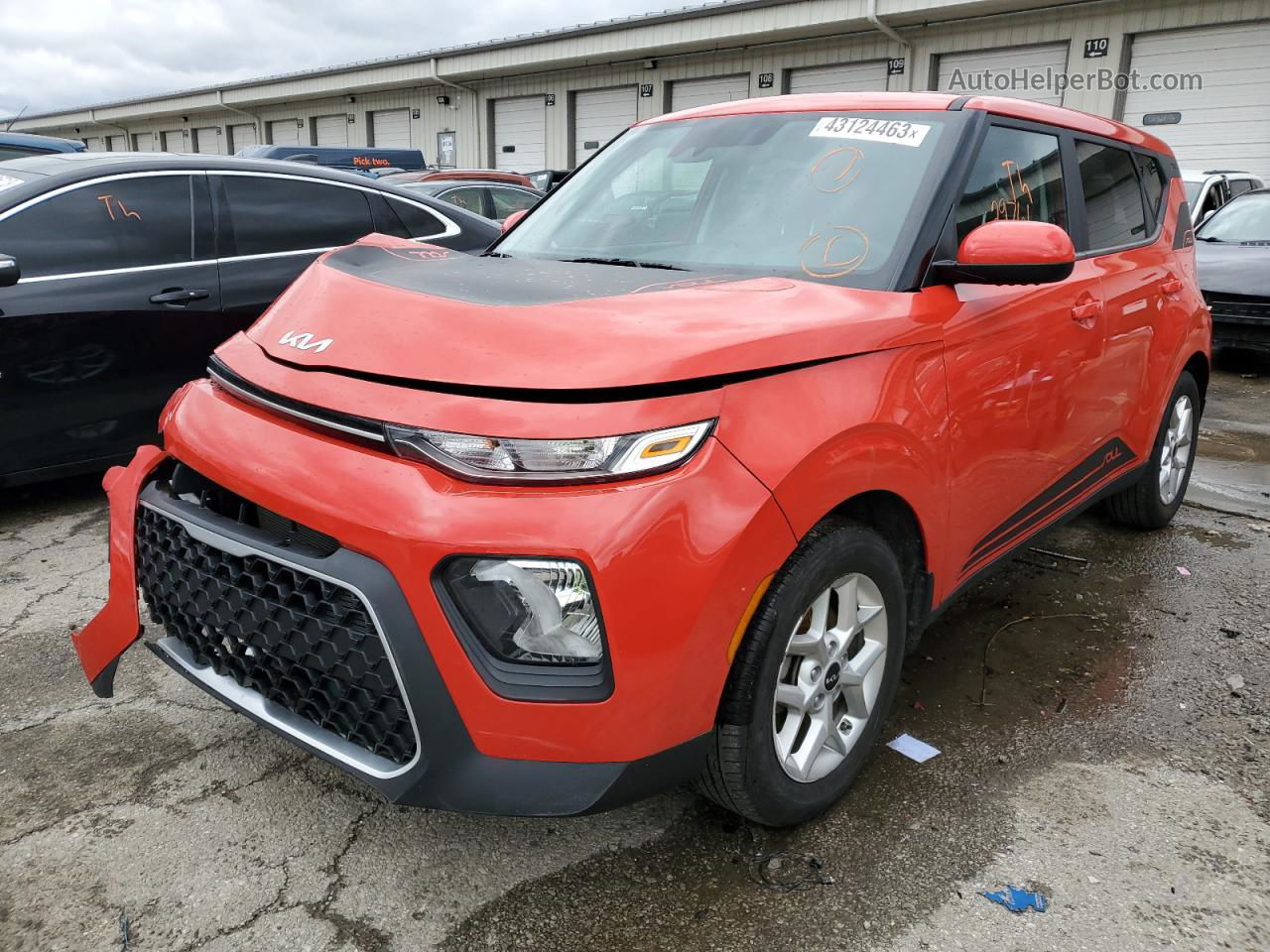 2022 Kia Soul Lx Red vin: KNDJ23AU9N7154495