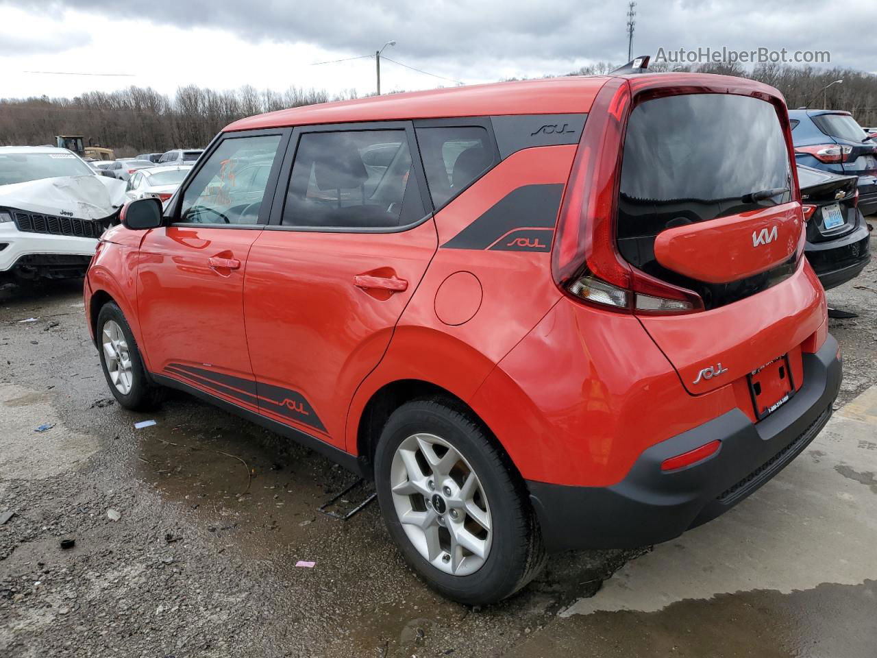 2022 Kia Soul Lx Red vin: KNDJ23AU9N7154495