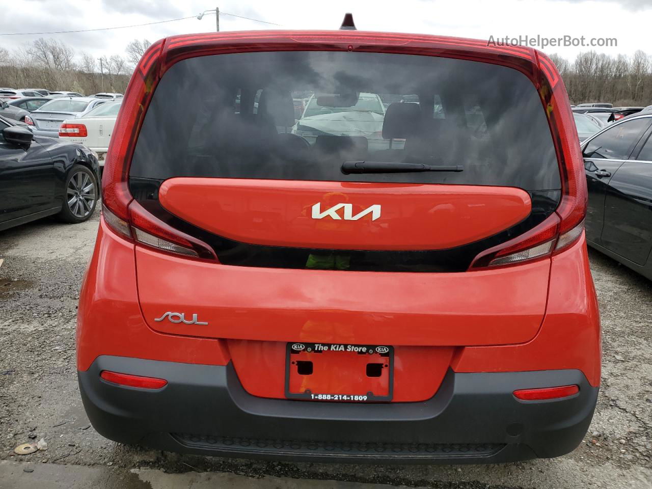 2022 Kia Soul Lx Red vin: KNDJ23AU9N7154495