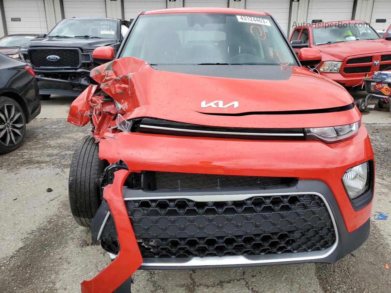 2022 Kia Soul Lx Red vin: KNDJ23AU9N7154495