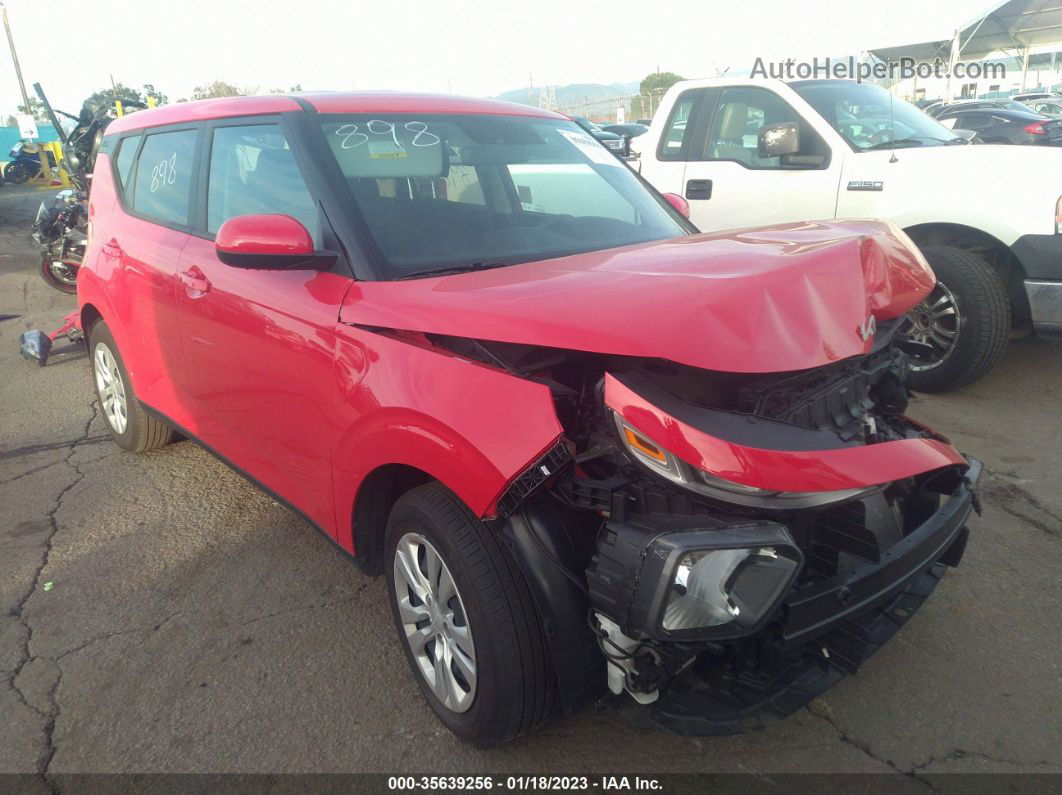 2022 Kia Soul Lx Red vin: KNDJ23AU9N7174553