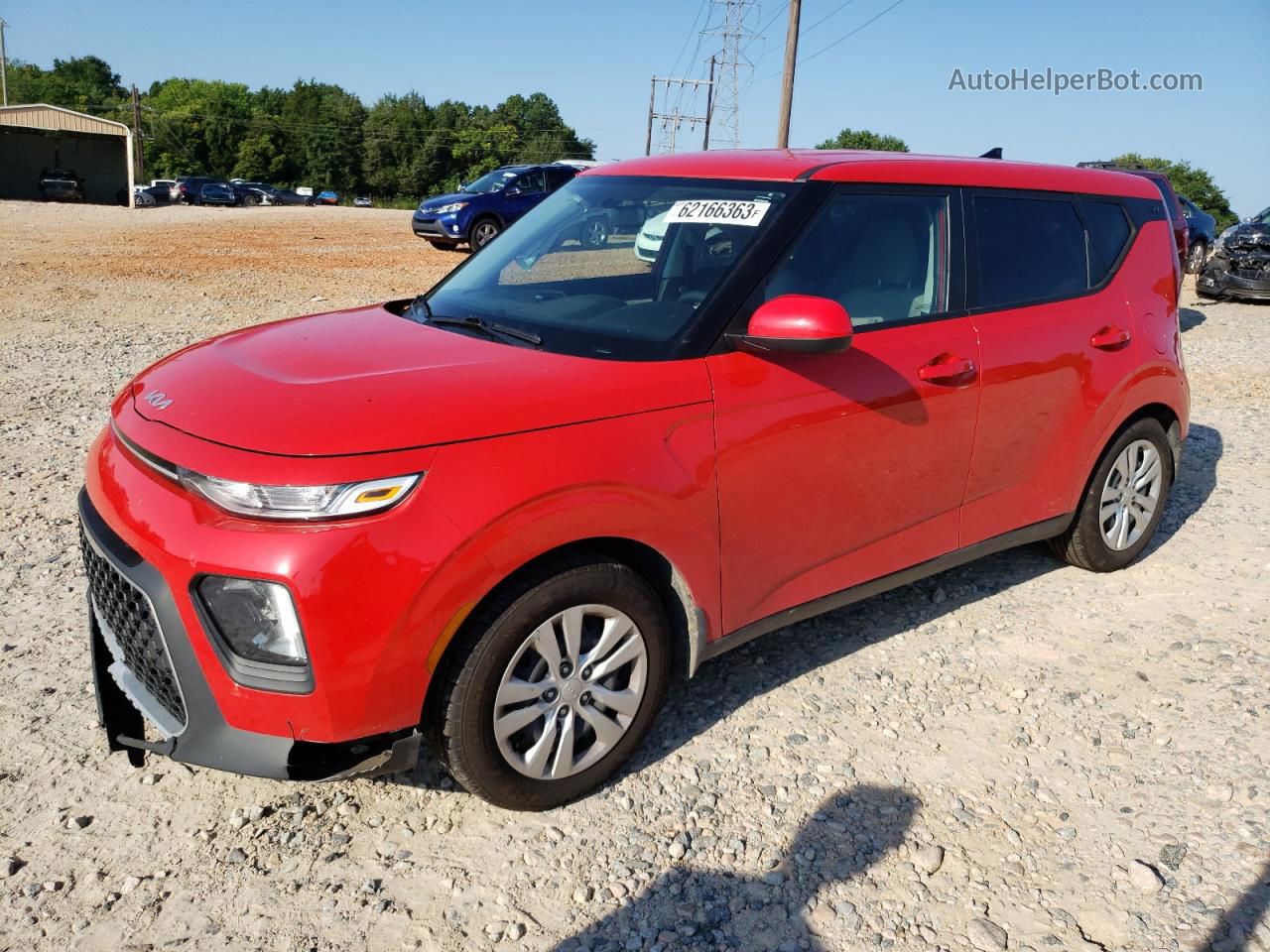 2022 Kia Soul Lx Red vin: KNDJ23AU9N7181924