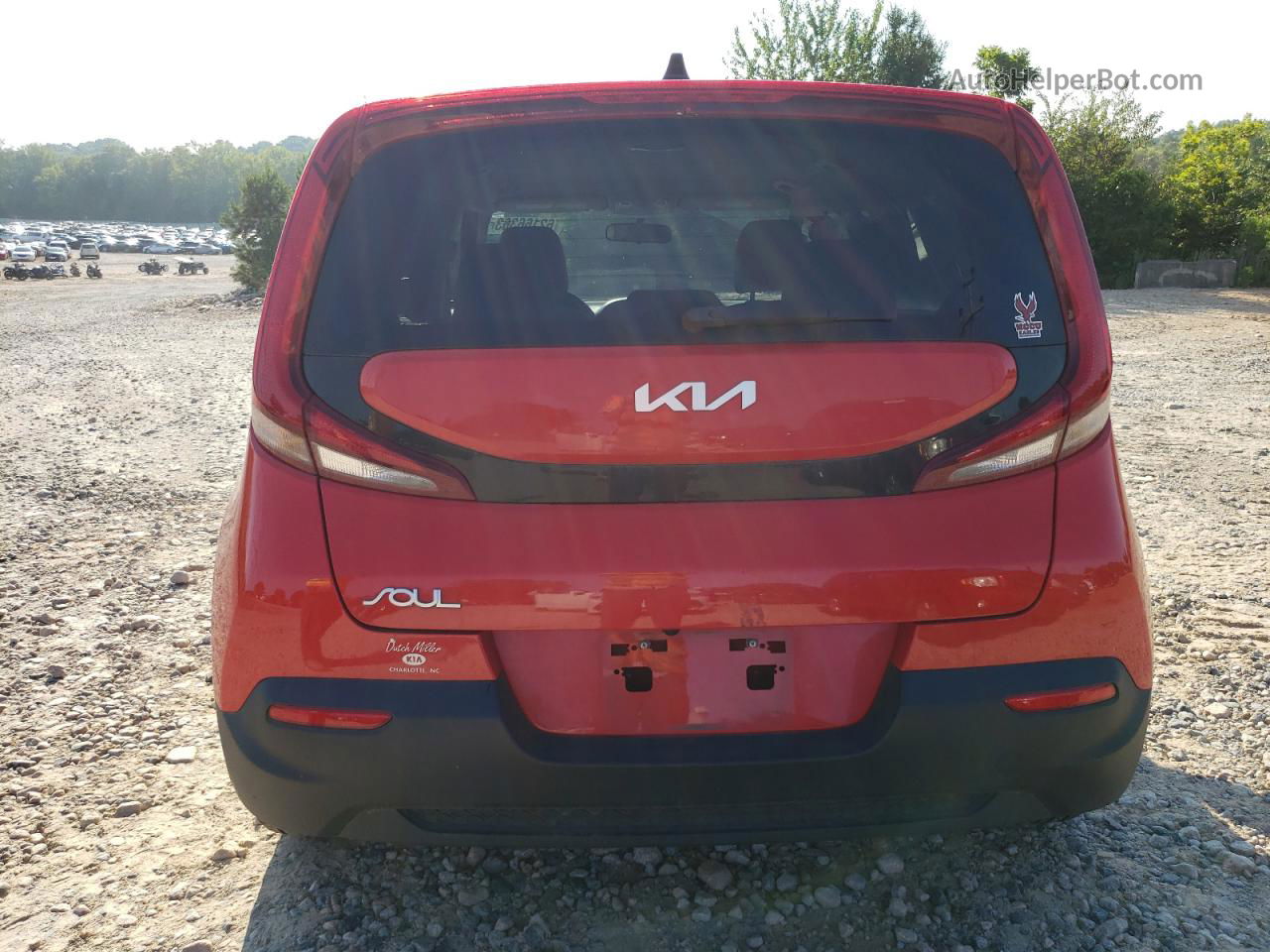 2022 Kia Soul Lx Red vin: KNDJ23AU9N7181924