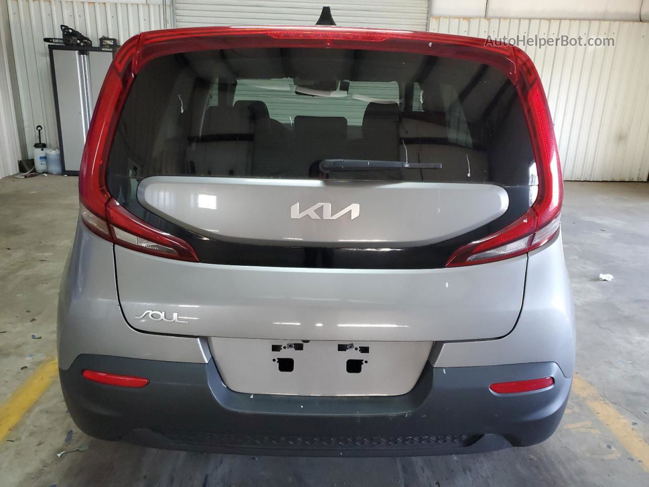 2022 Kia Soul Lx Gray vin: KNDJ23AU9N7809660