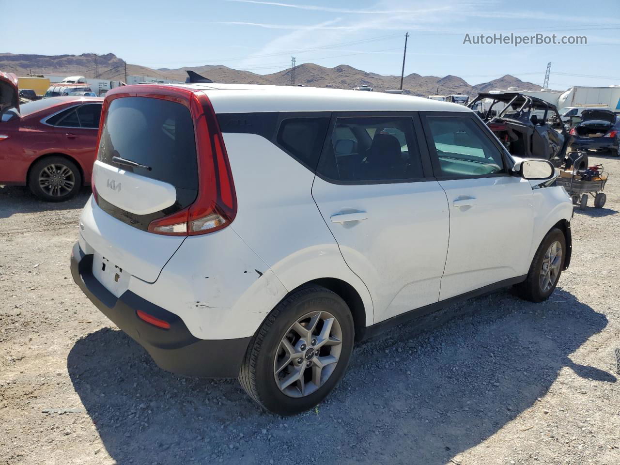 2022 Kia Soul Lx White vin: KNDJ23AU9N7814938