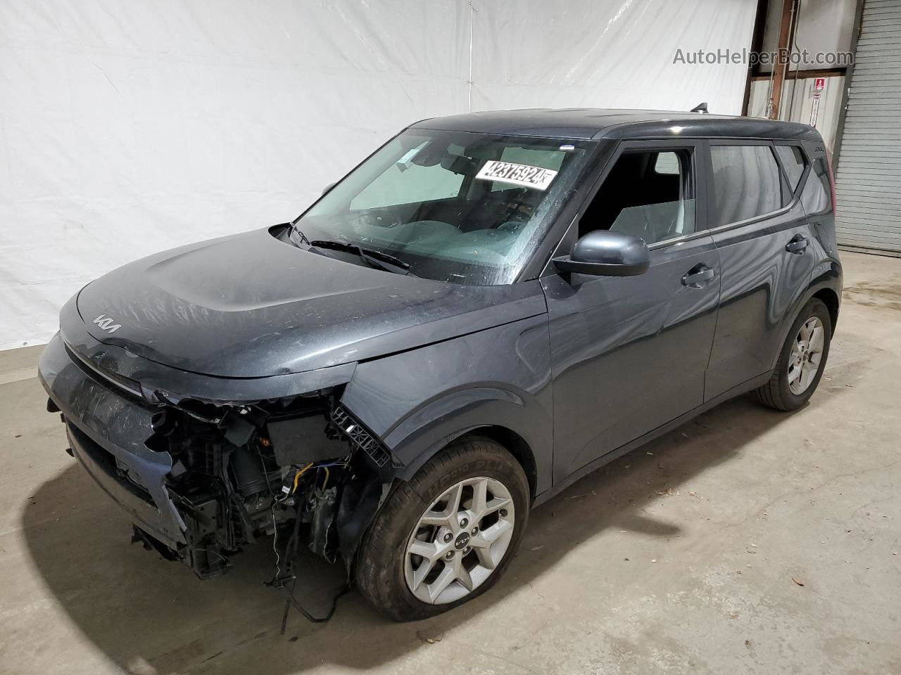 2022 Kia Soul Lx Gray vin: KNDJ23AU9N7817855