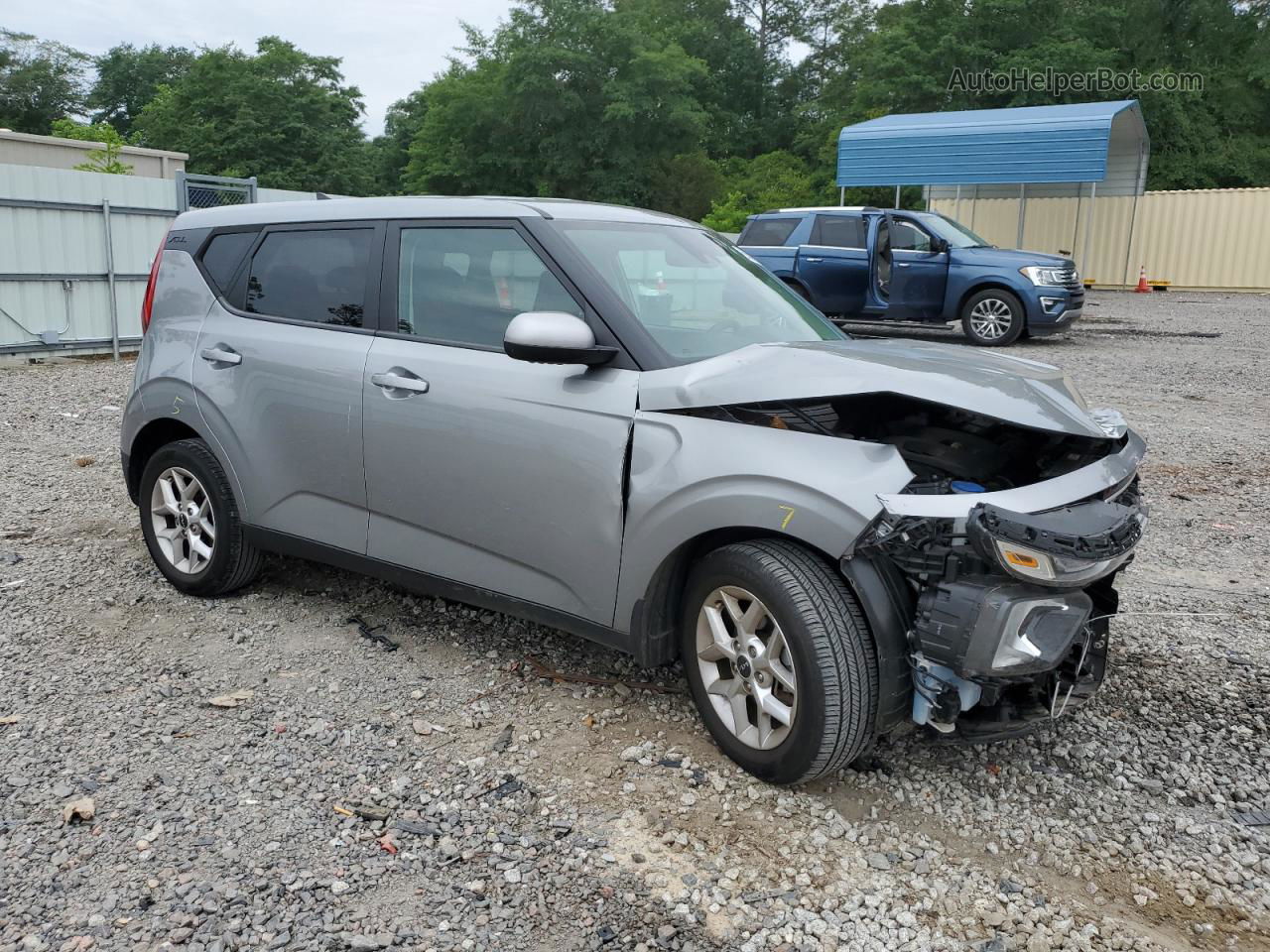 2022 Kia Soul Lx Silver vin: KNDJ23AU9N7825275