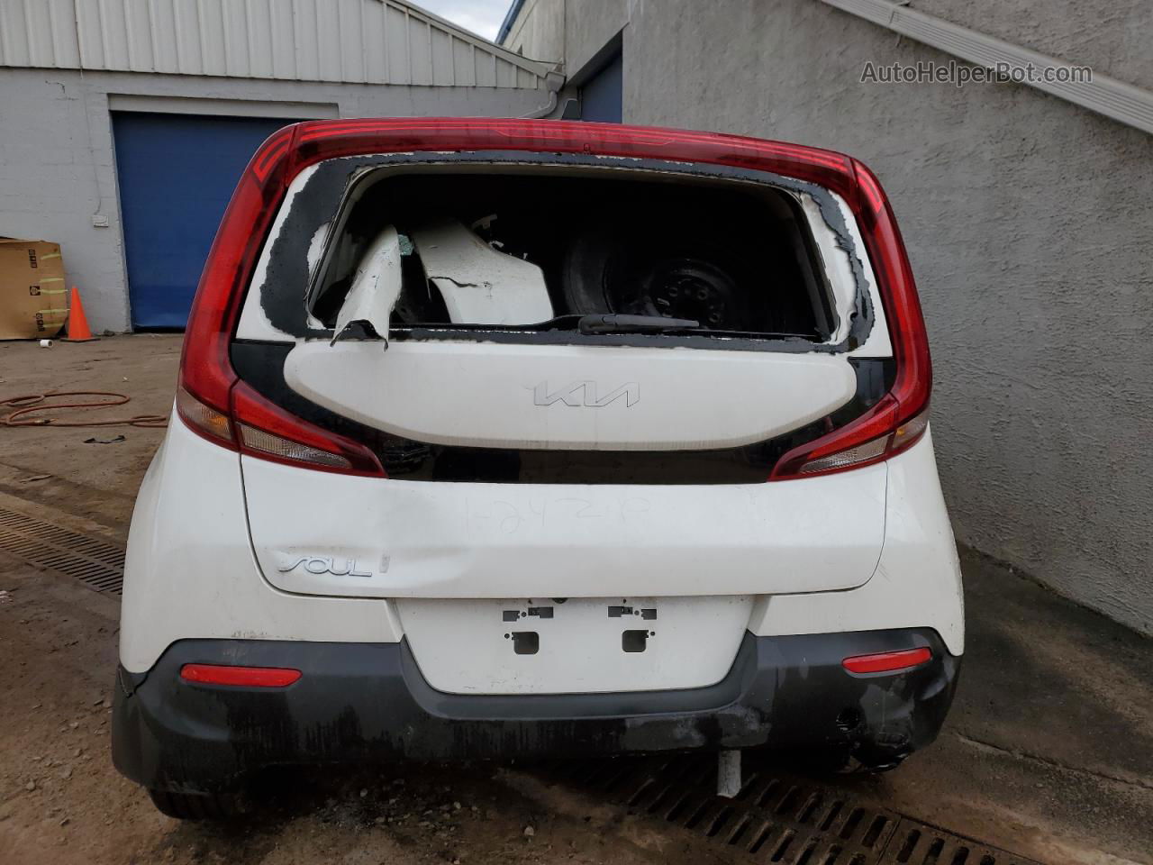 2022 Kia Soul Lx White vin: KNDJ23AU9N7833621