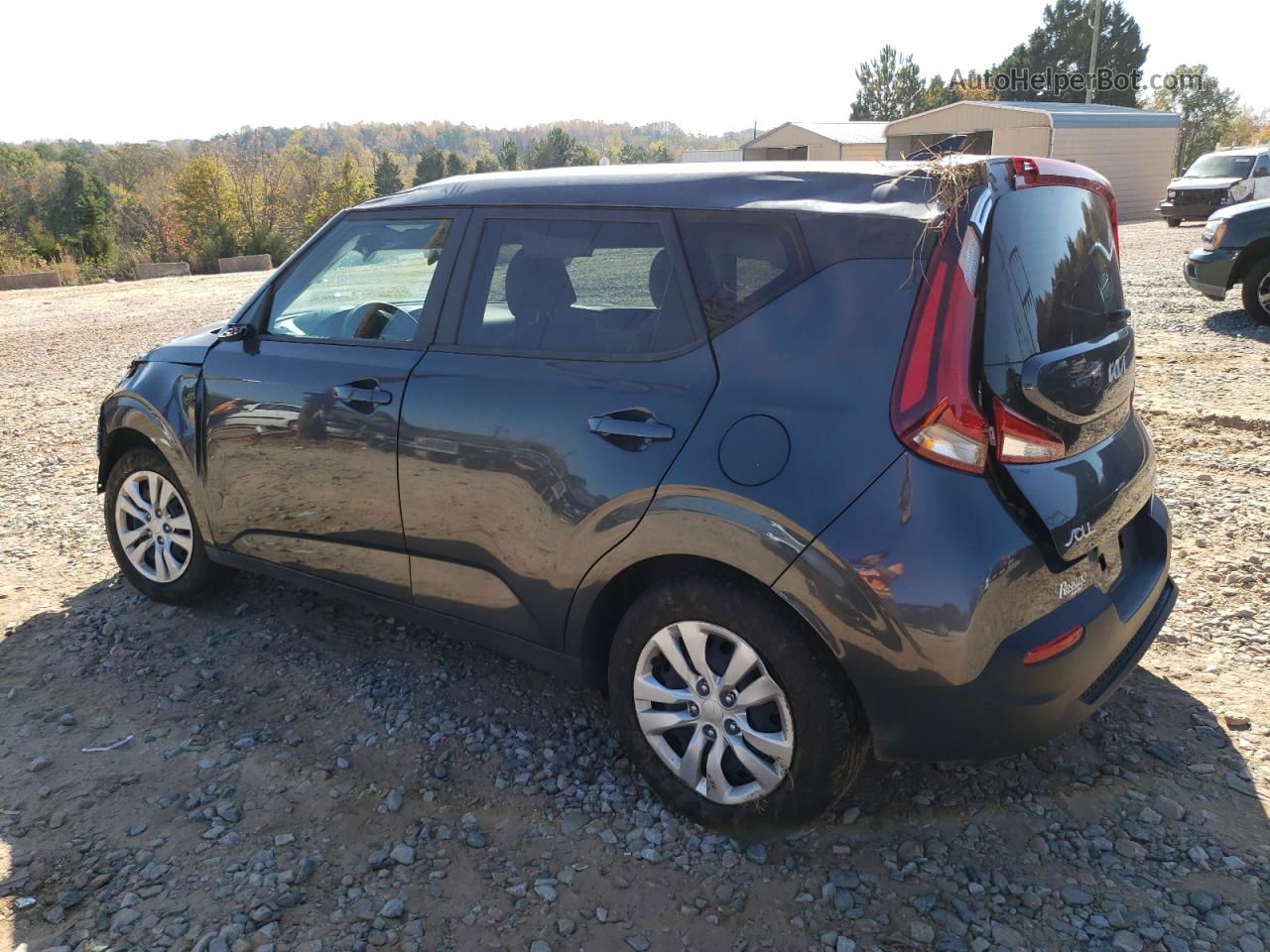 2022 Kia Soul Lx Gray vin: KNDJ23AU9N7835918