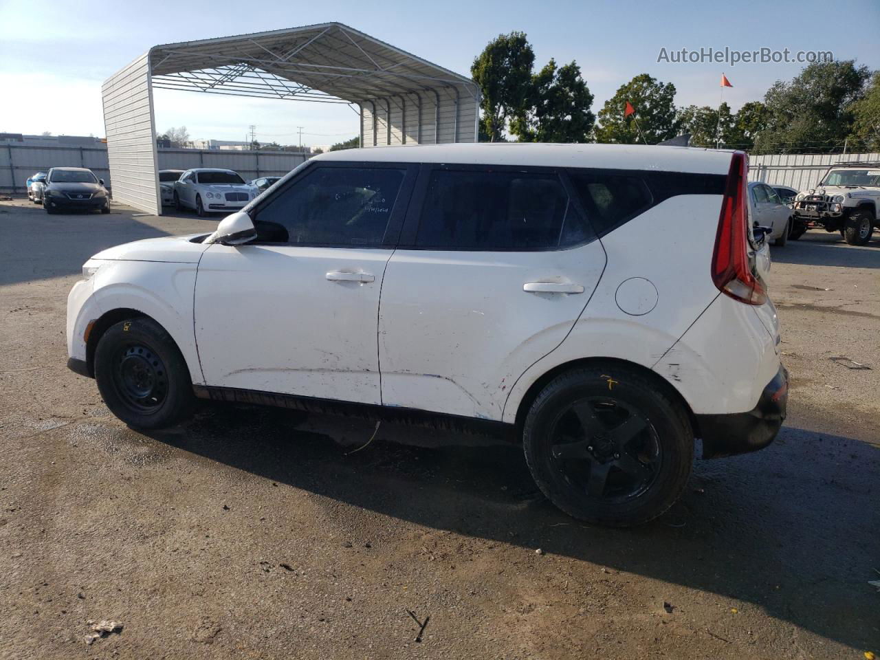 2022 Kia Soul Lx White vin: KNDJ23AUXN7159043