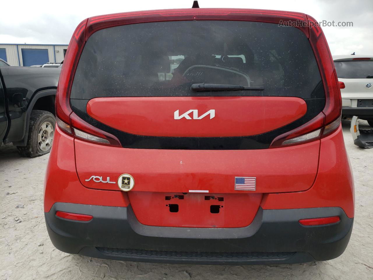 2022 Kia Soul Lx Red vin: KNDJ23AUXN7164954