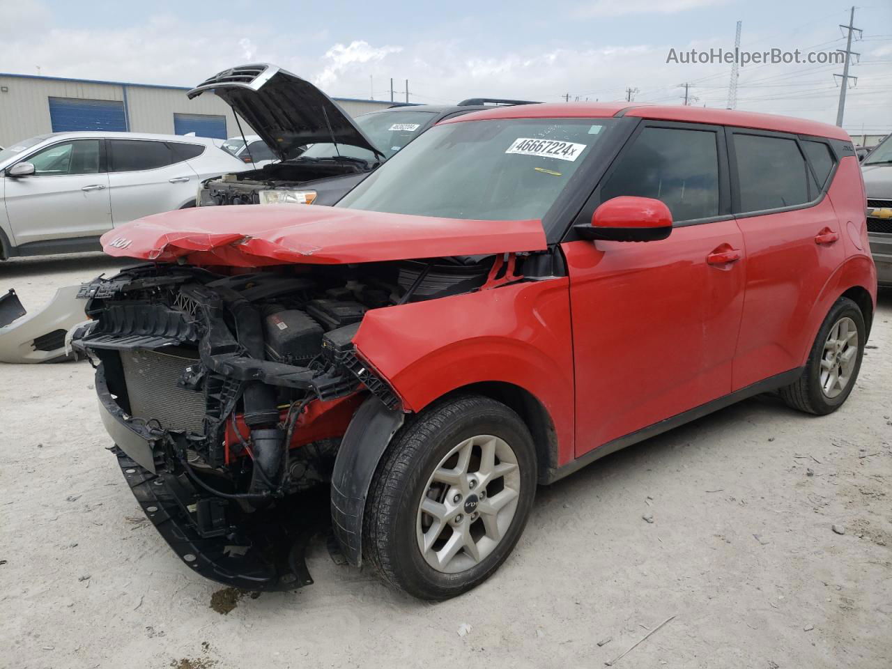 2022 Kia Soul Lx Red vin: KNDJ23AUXN7164954