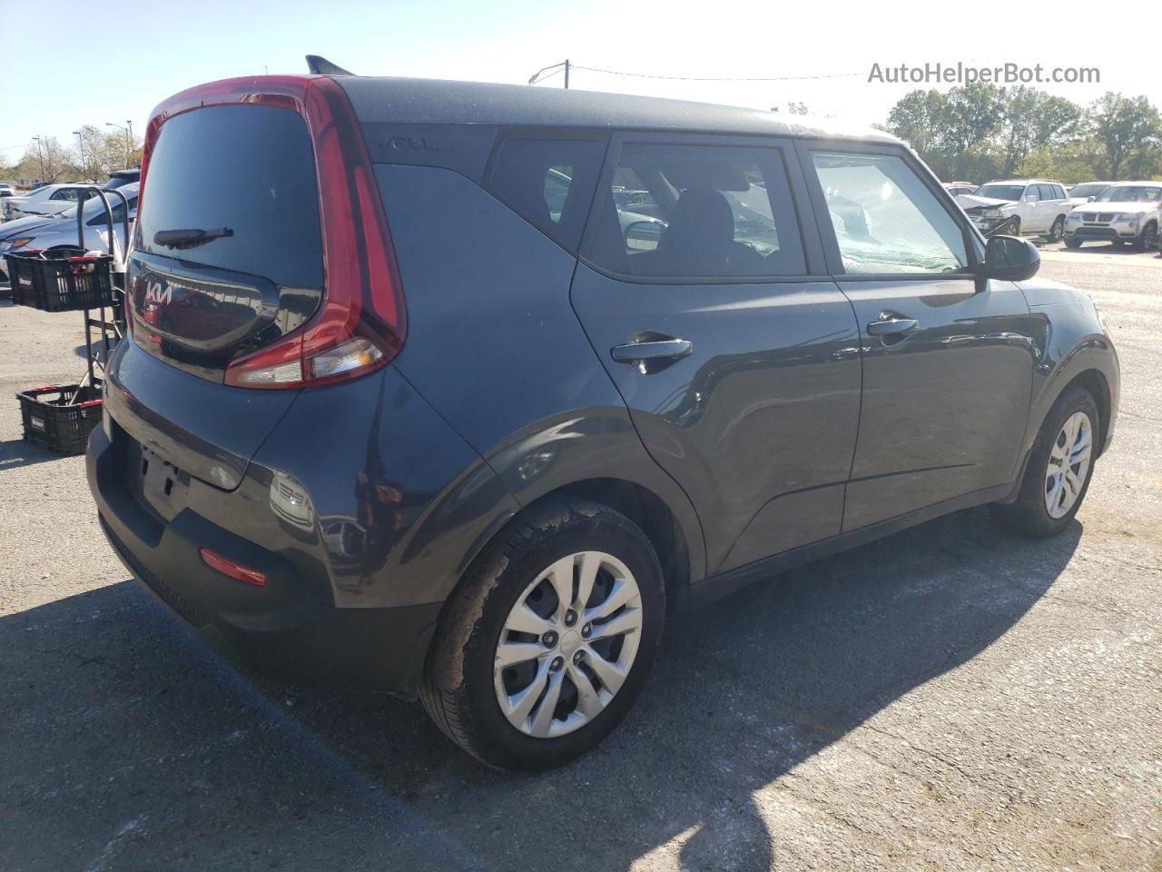 2022 Kia Soul Lx Gray vin: KNDJ23AUXN7820375