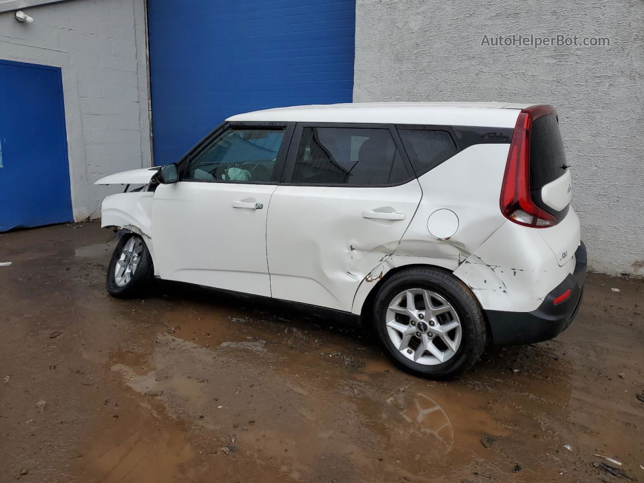 2022 Kia Soul Lx White vin: KNDJ23AUXN7827990