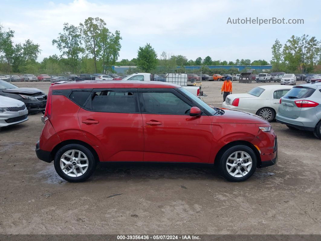 2022 Kia Soul Lx Burgundy vin: KNDJ23AUXN7835829