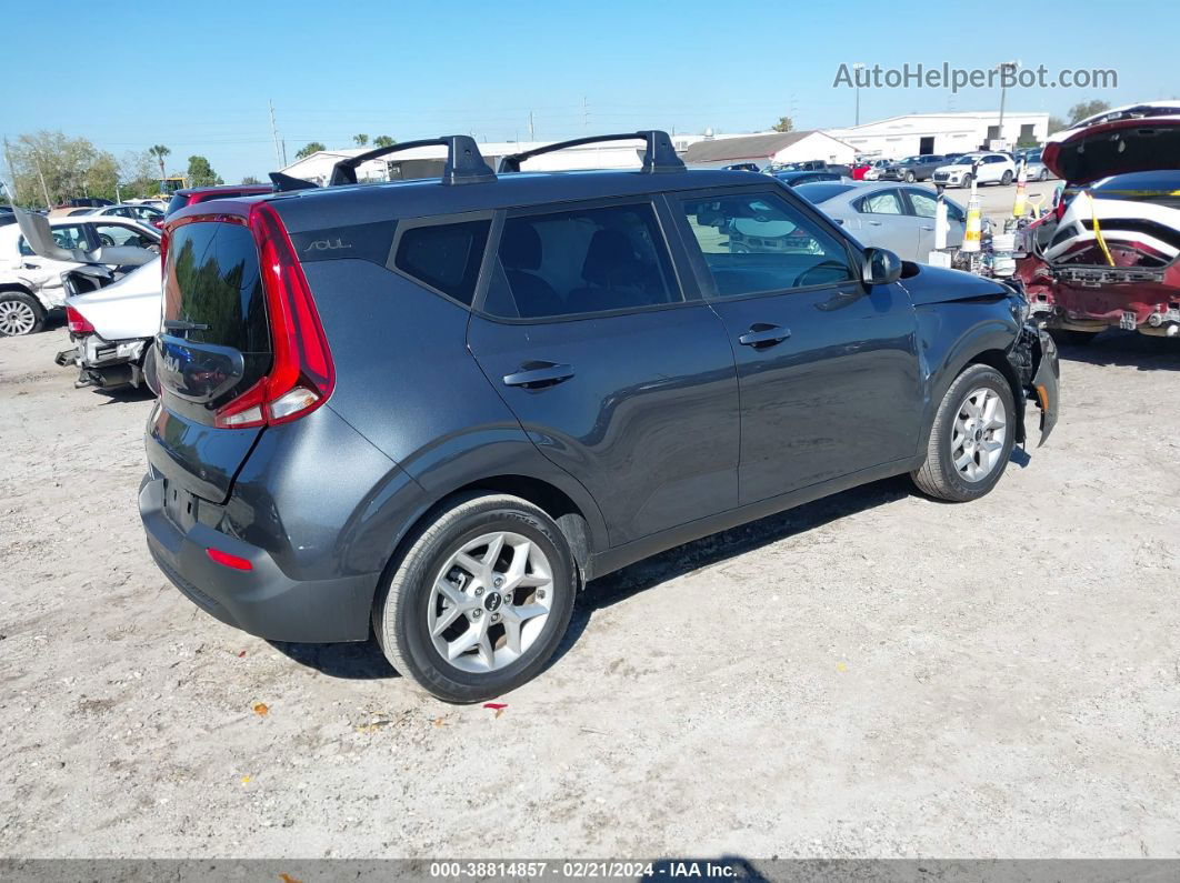 2022 Kia Soul Lx Gray vin: KNDJ23AUXN7836379