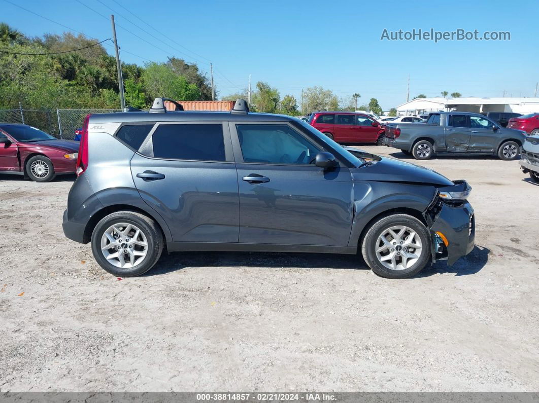 2022 Kia Soul Lx Gray vin: KNDJ23AUXN7836379