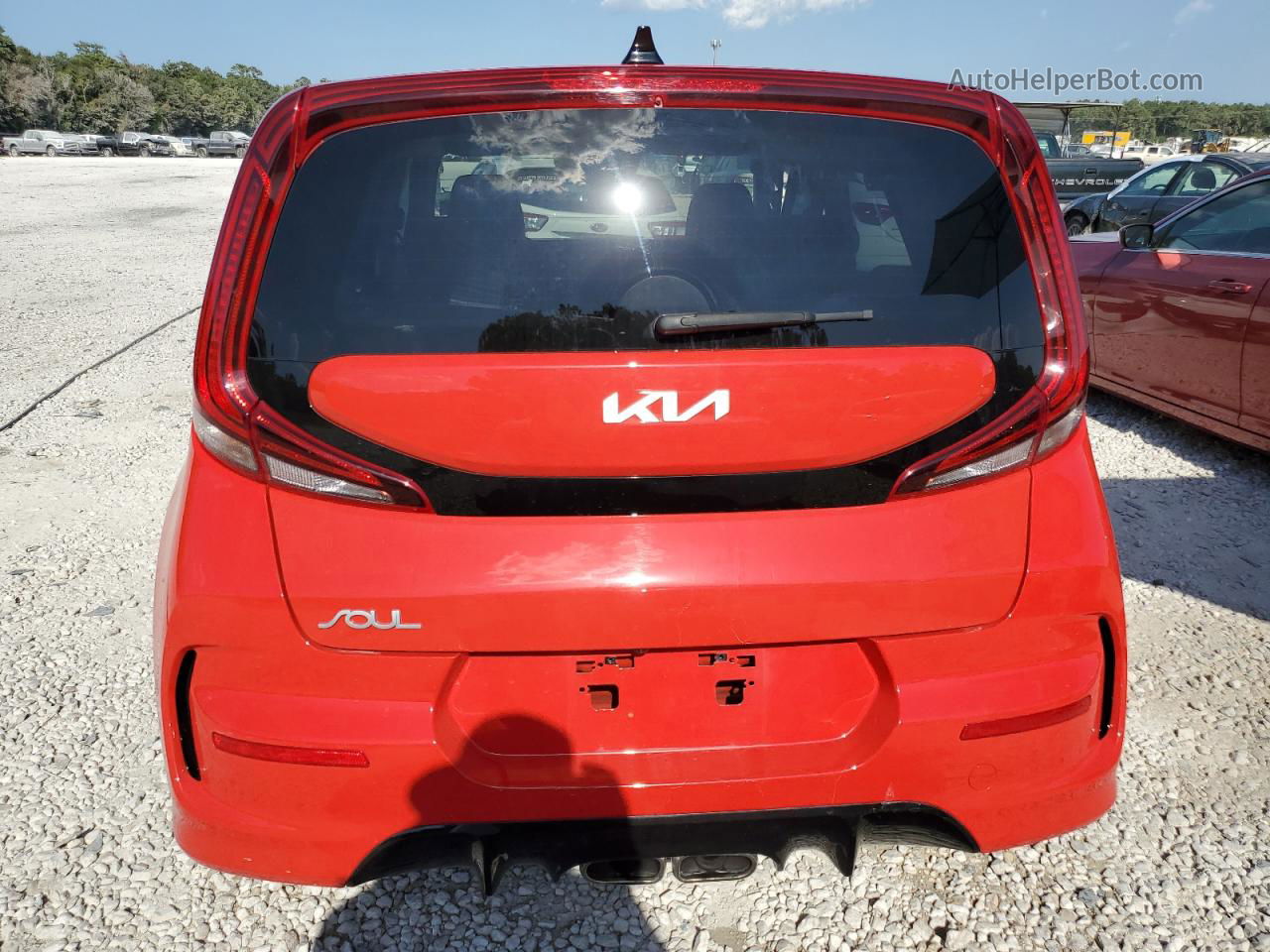 2022 Kia Soul Gt-line Turbo Red vin: KNDJ53AF2N7180784