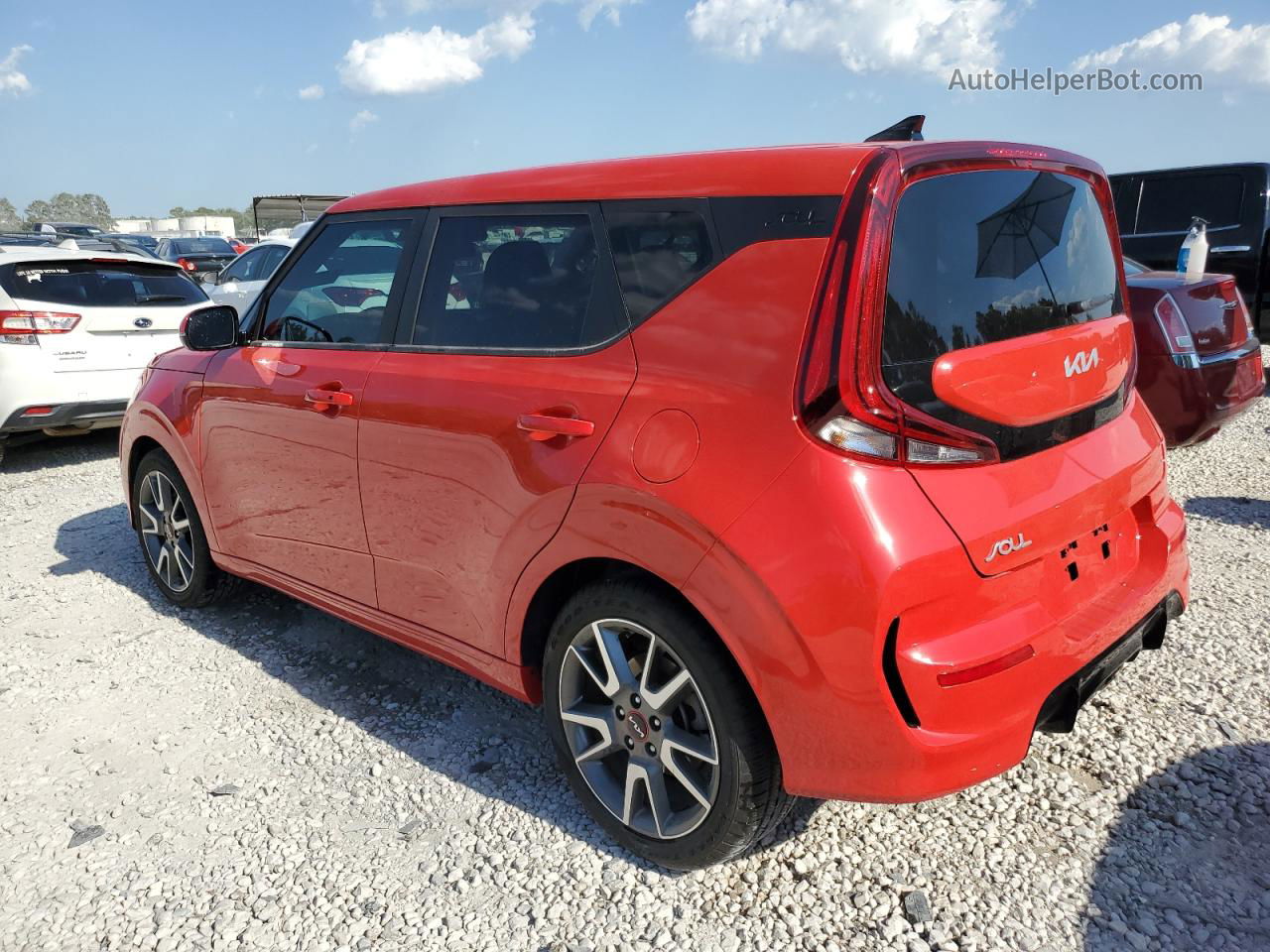 2022 Kia Soul Gt-line Turbo Red vin: KNDJ53AF2N7180784