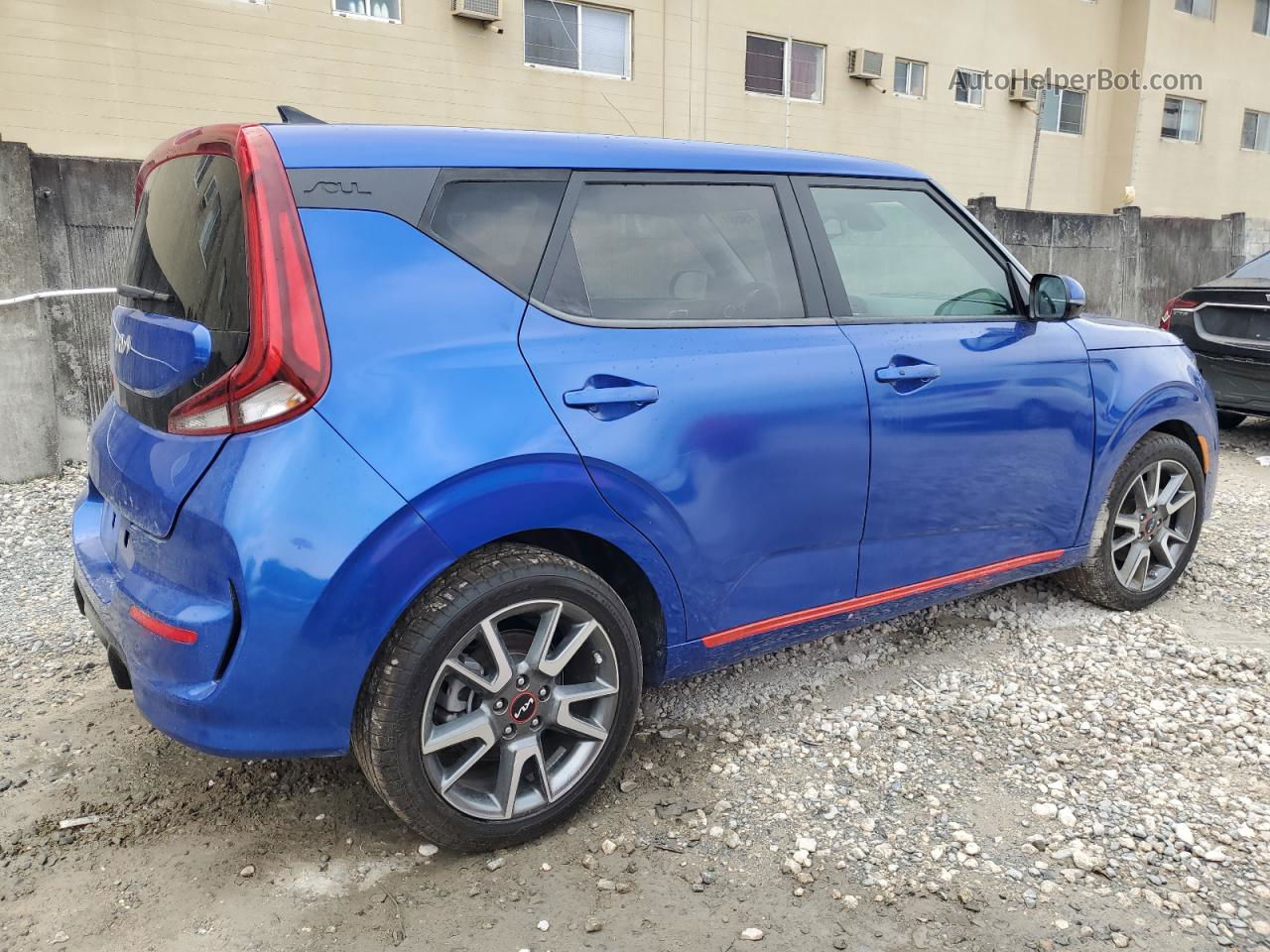 2022 Kia Soul Gt-line Turbo Blue vin: KNDJ53AF2N7831976