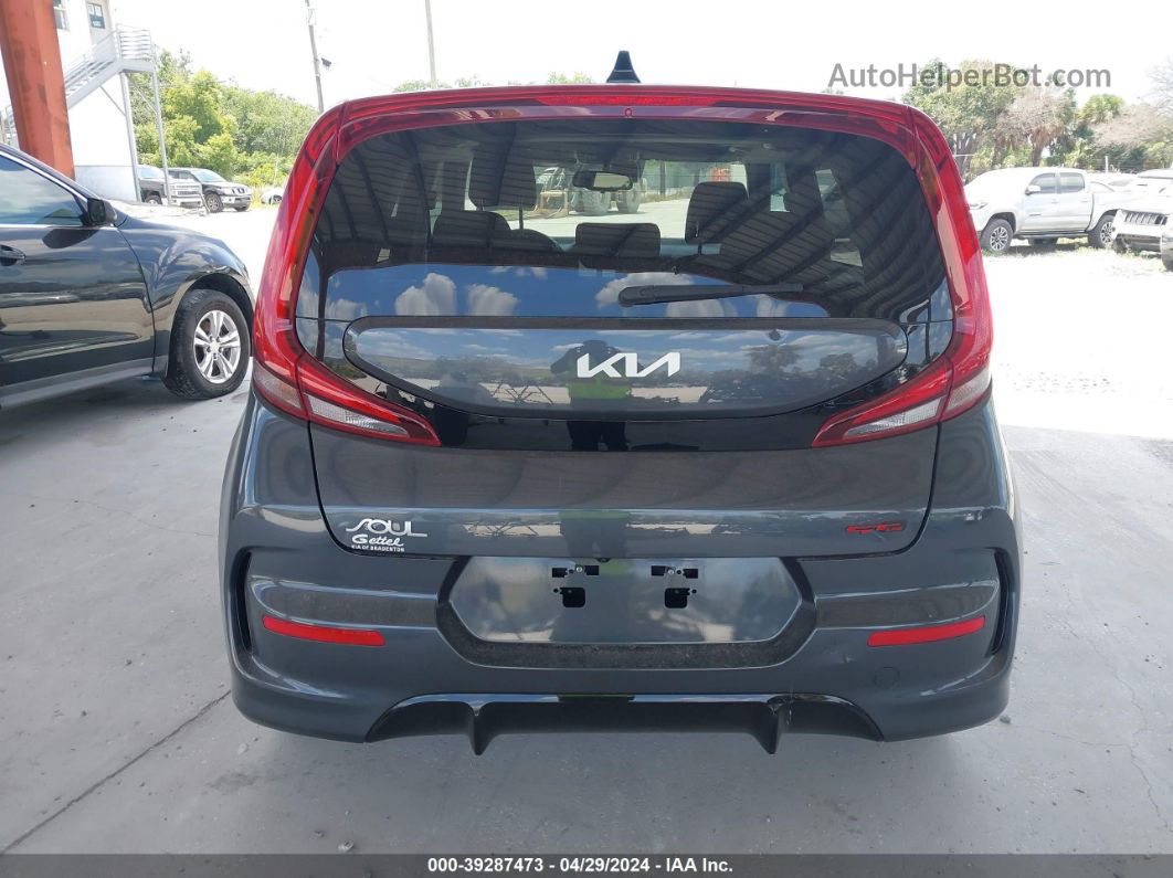 2022 Kia Soul Gt-line Gray vin: KNDJ63AU0N7799427